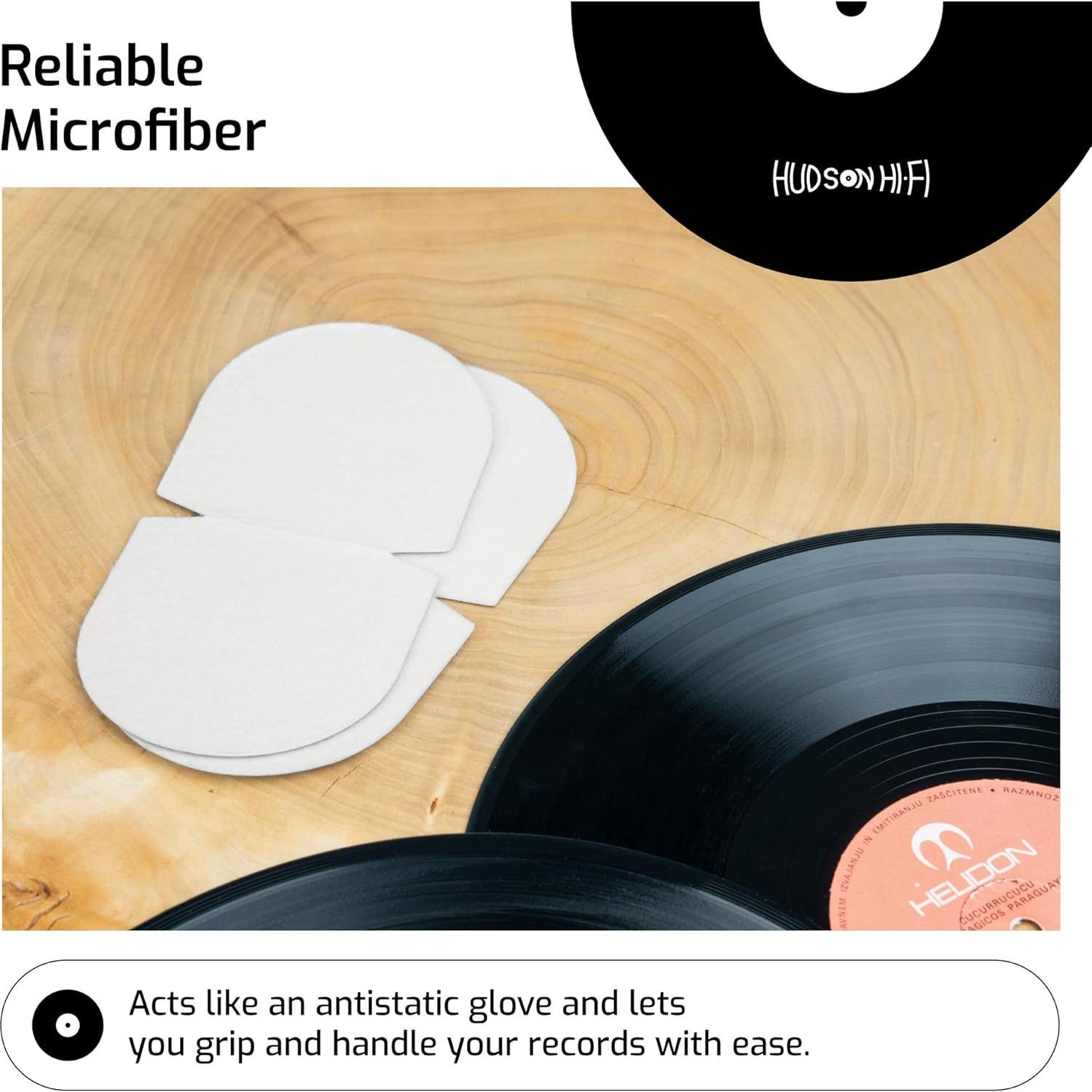 Mitones Antiestáticos Hudson Hi-Fi para Discos de Vinilo
