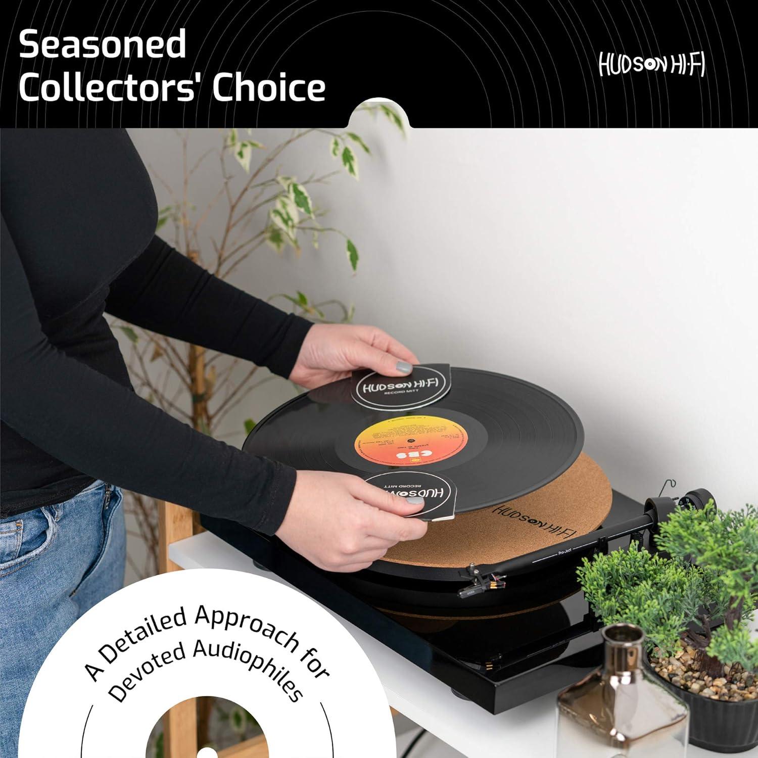 Mitones Antiestáticos Hudson Hi-Fi para Discos de Vinilo