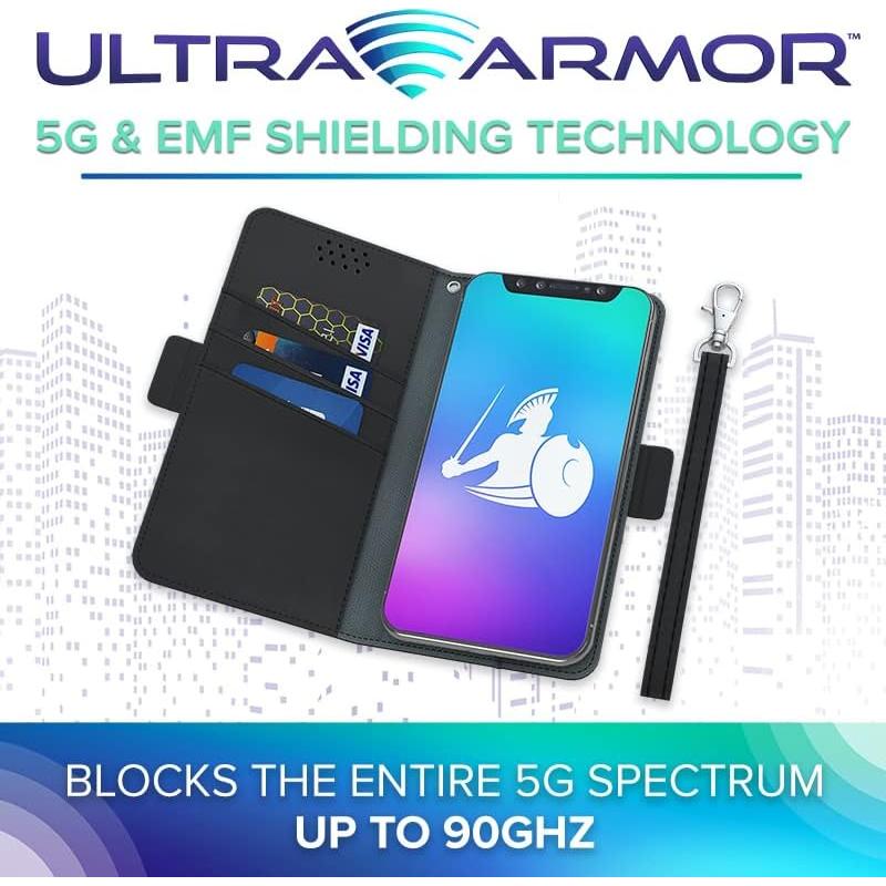 DefenderShield Funda Bloqueadora EMF para Smartphone - Púrpura