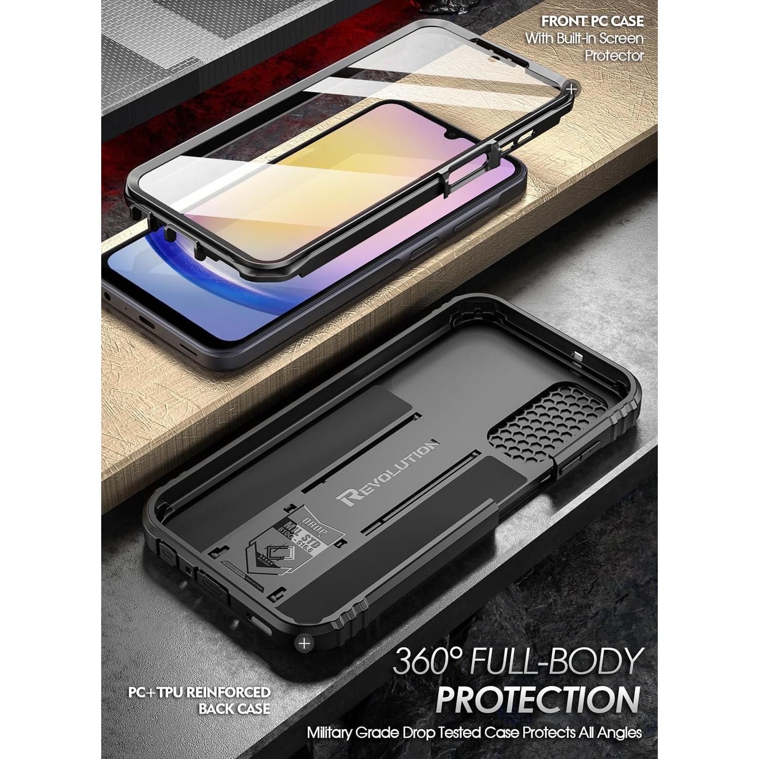 Funda Poetic Revolution para Samsung Galaxy A25 5G, Negra