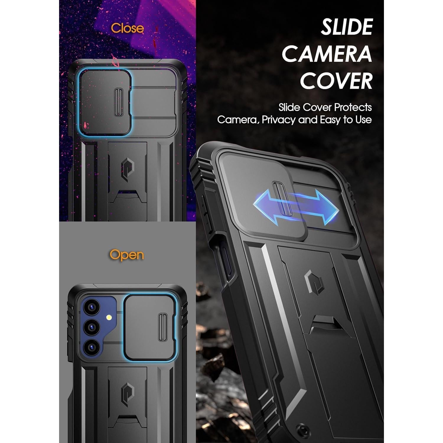 Funda Poetic Revolution para Samsung Galaxy A25 5G, Negra