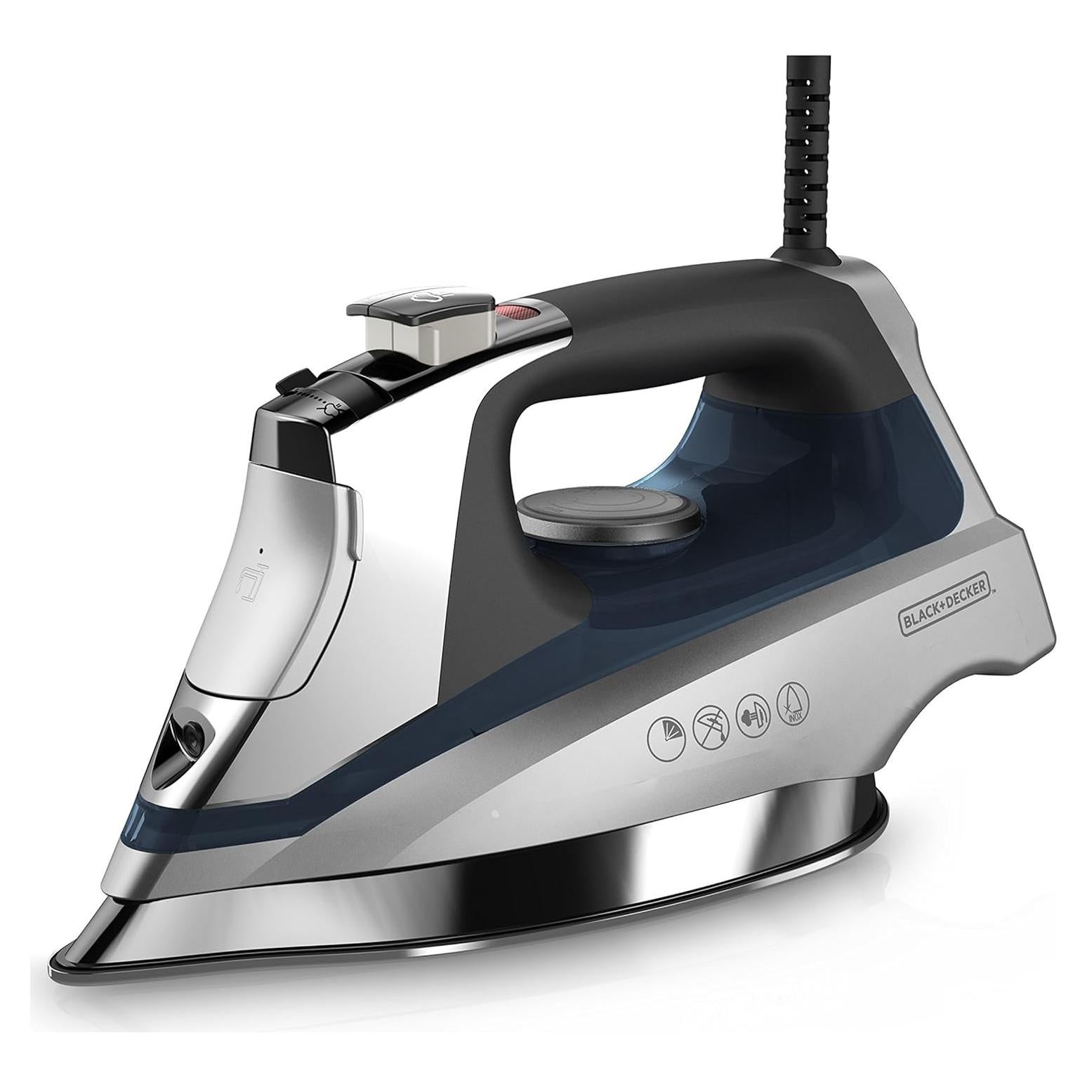 Plancha de Vapor BLACK+DECKER Allure 30% Más Vapor Acero Inox