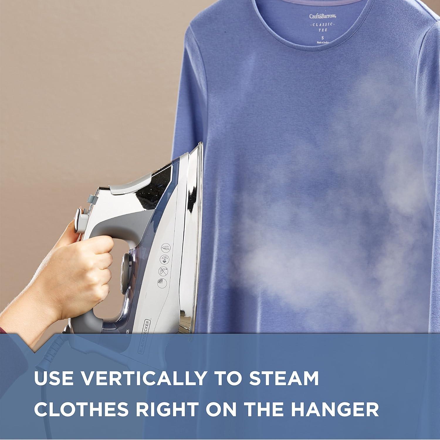 Plancha de Vapor BLACK+DECKER Allure 30% Más Vapor Acero Inox