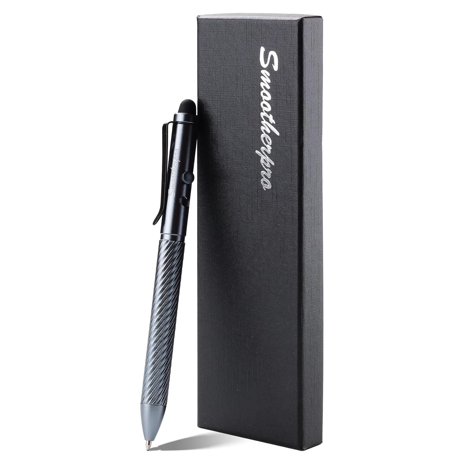 Bolígrafo SMOOTHERPRO con stylus y recargas Parker gris