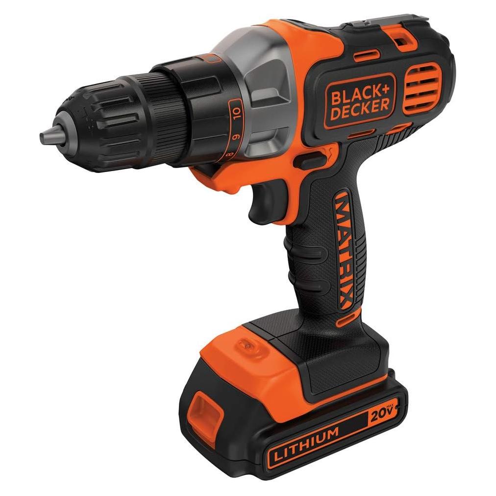 Taladro Destornillador Inalámbrico BLACK+DECKER 20V MAX