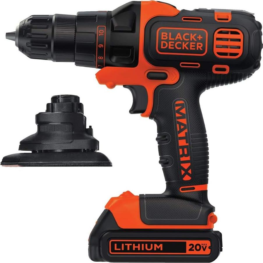 Taladro Destornillador Inalámbrico BLACK+DECKER 20V MAX