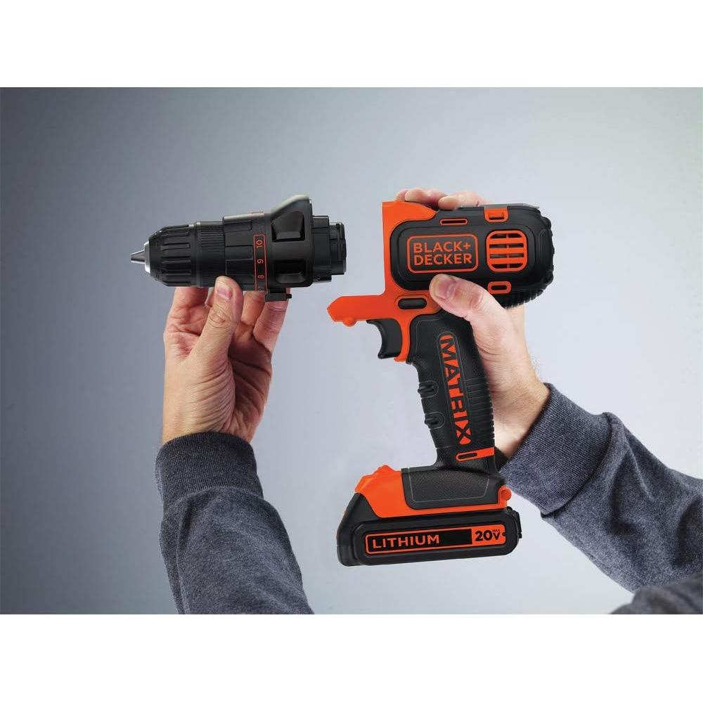 Taladro Destornillador Inalámbrico BLACK+DECKER 20V MAX