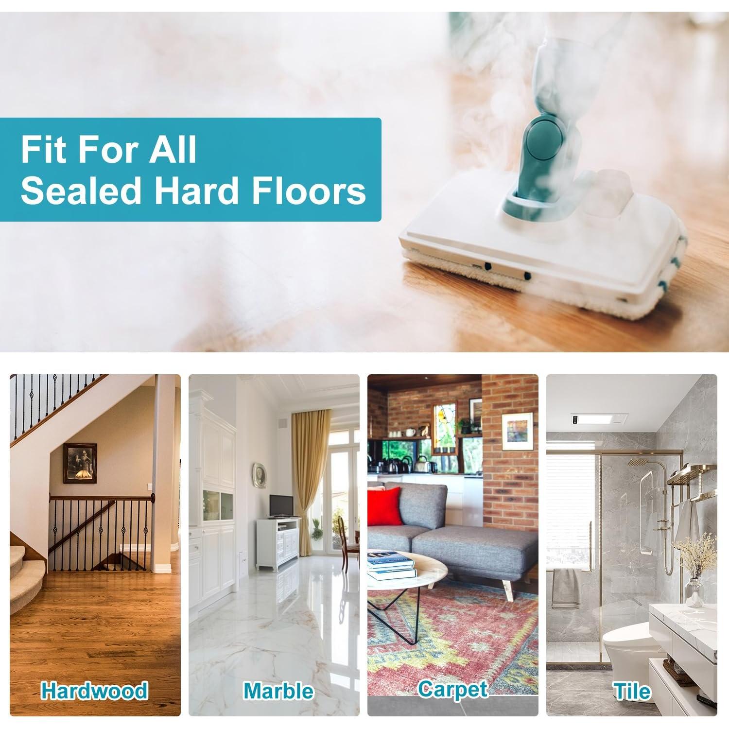 Almohadillas de Mopa a Vapor GFRED para Black+Decker 4 Pzas