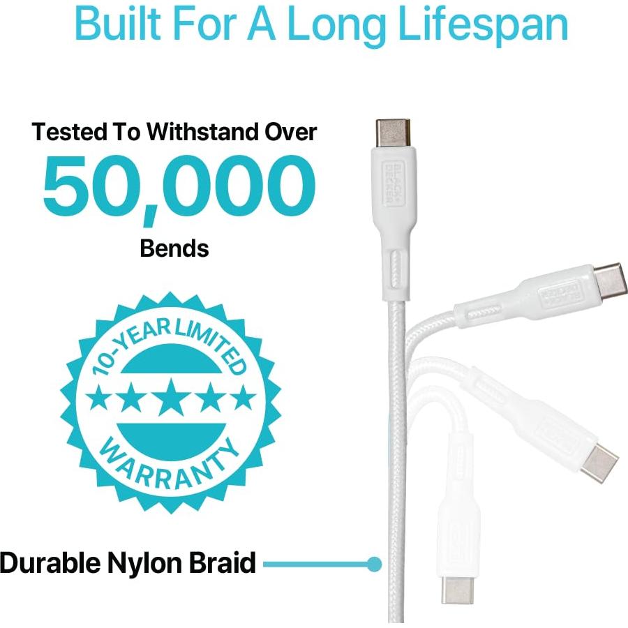 Cable de Carga Multi USB C Black+Decker 91 cm Rápido