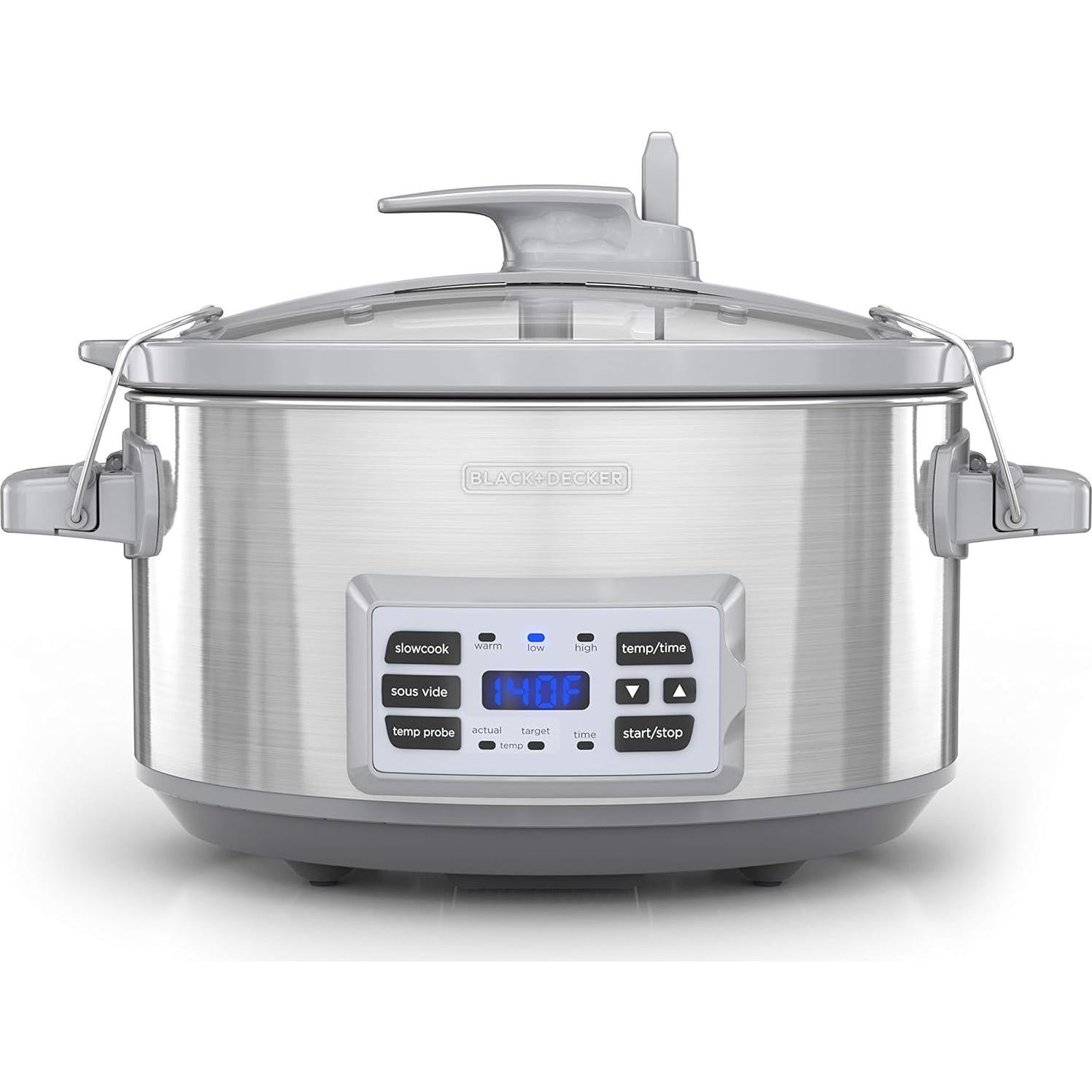 Olla Cocción Lenta BLACK+DECKER 7 Litros Digital Sous-Vide