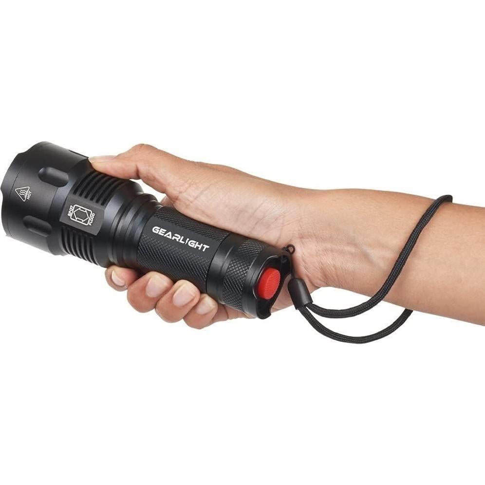 Linterna LED GearLight S1200 - 1200 Lúmenes, Resistente al Agua