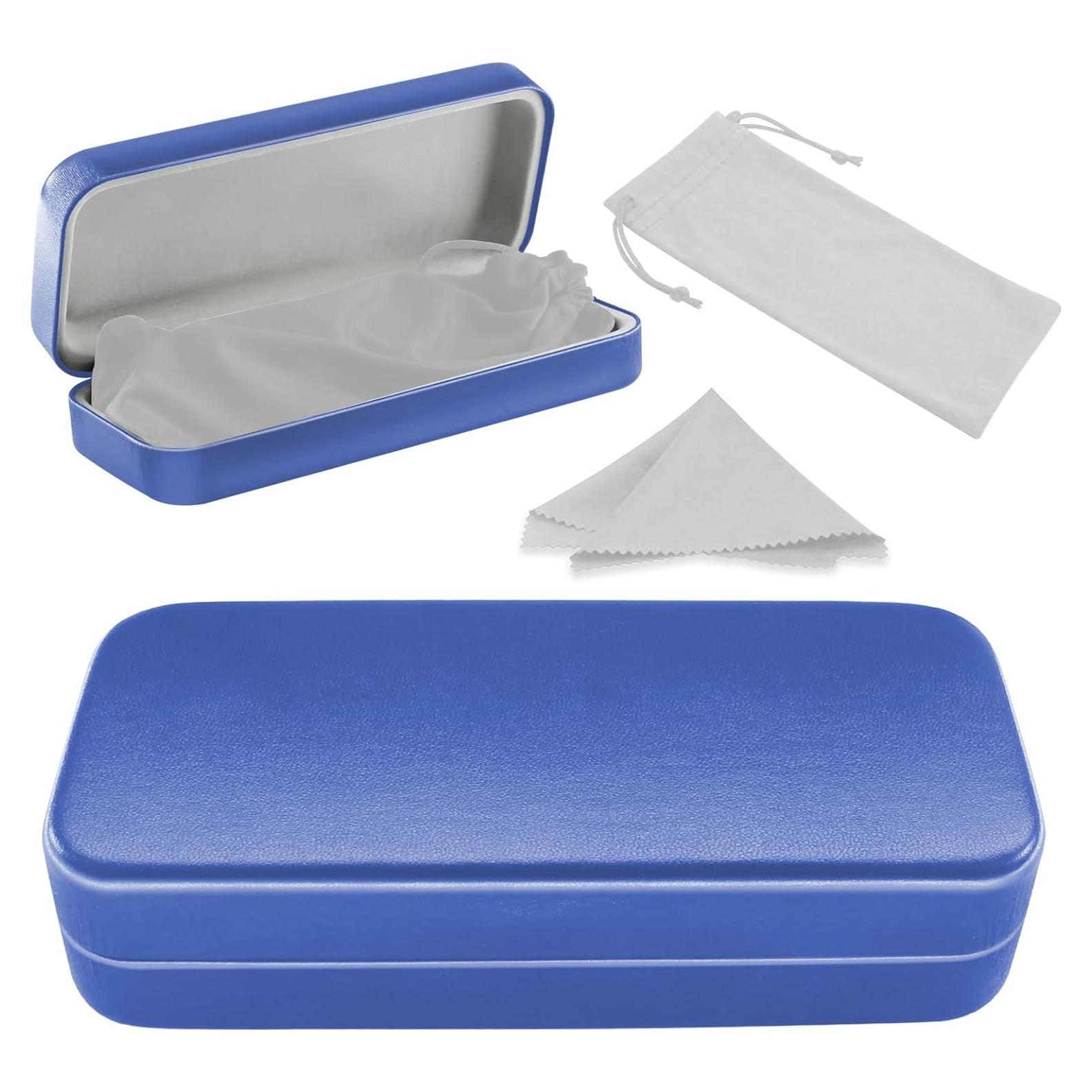 Funda de Gafas Dura PU CAYP2024-01 con Paño de Limpieza