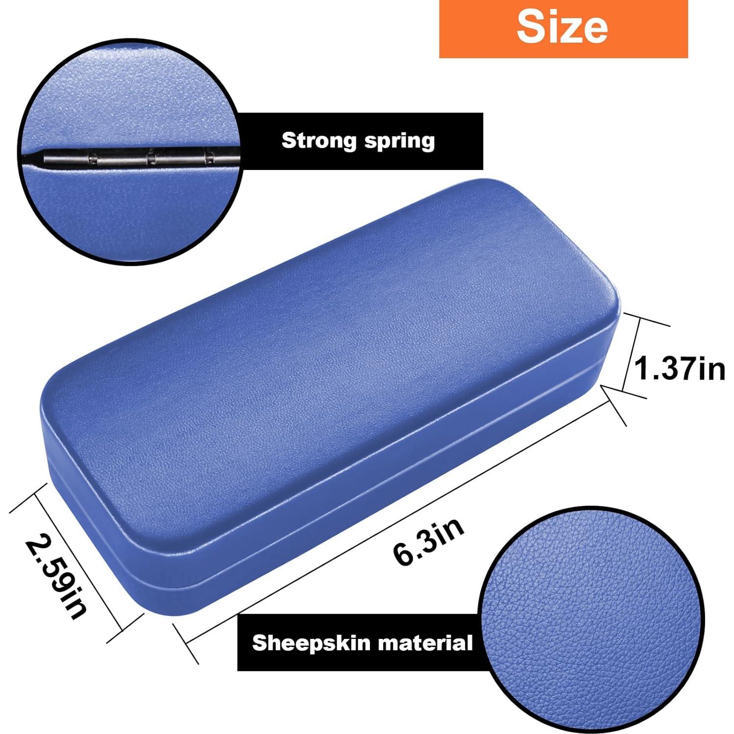 Funda de Gafas Dura PU CAYP2024-01 con Paño de Limpieza