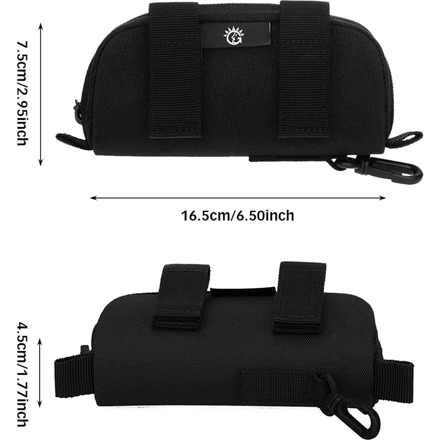 Estuche Duro Táctico para Gafas Huntvp Nylon 600D Negro