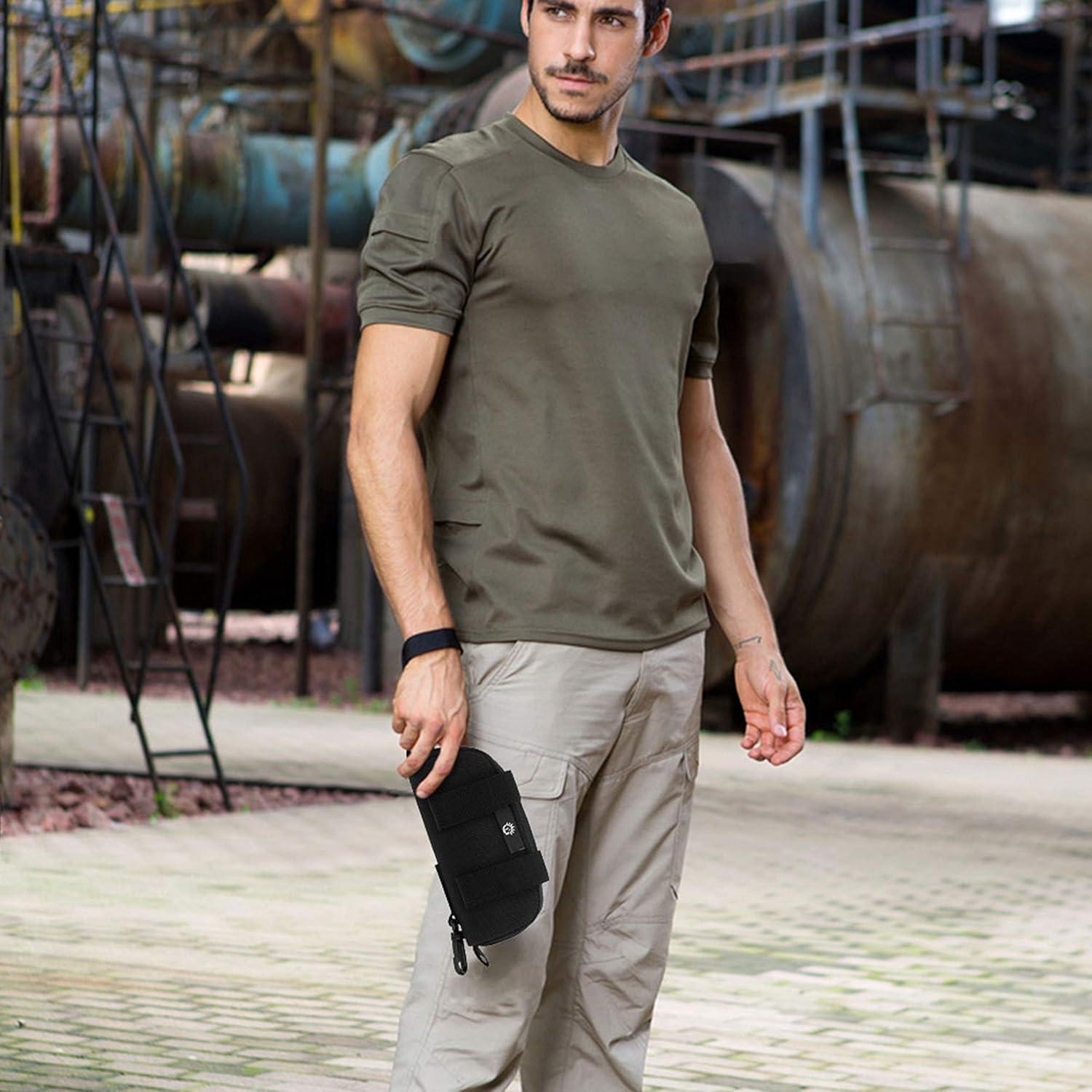 Estuche Duro Táctico para Gafas Huntvp Nylon 600D Negro