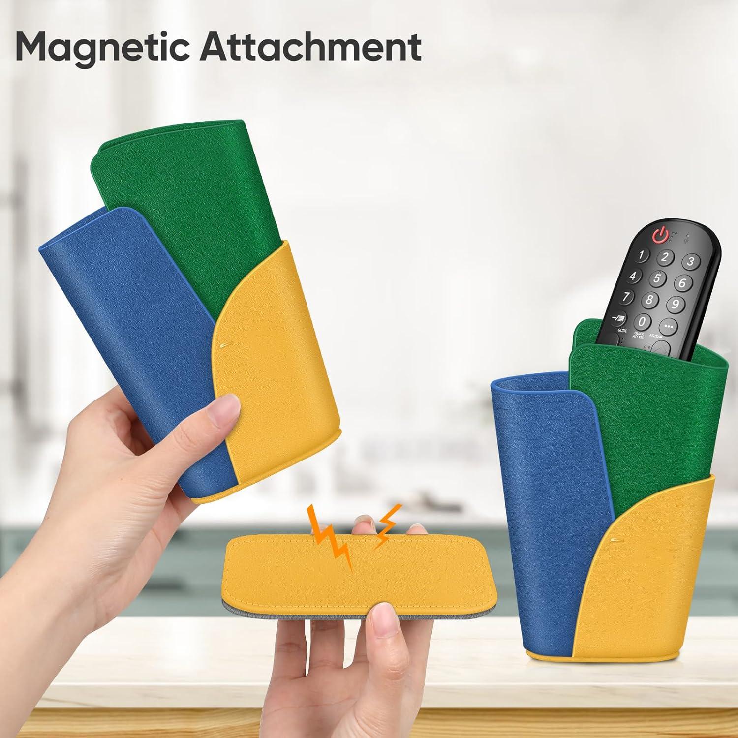 Soporte para Gafas Fintie - Estuche de Cuero Vegano Amarillo