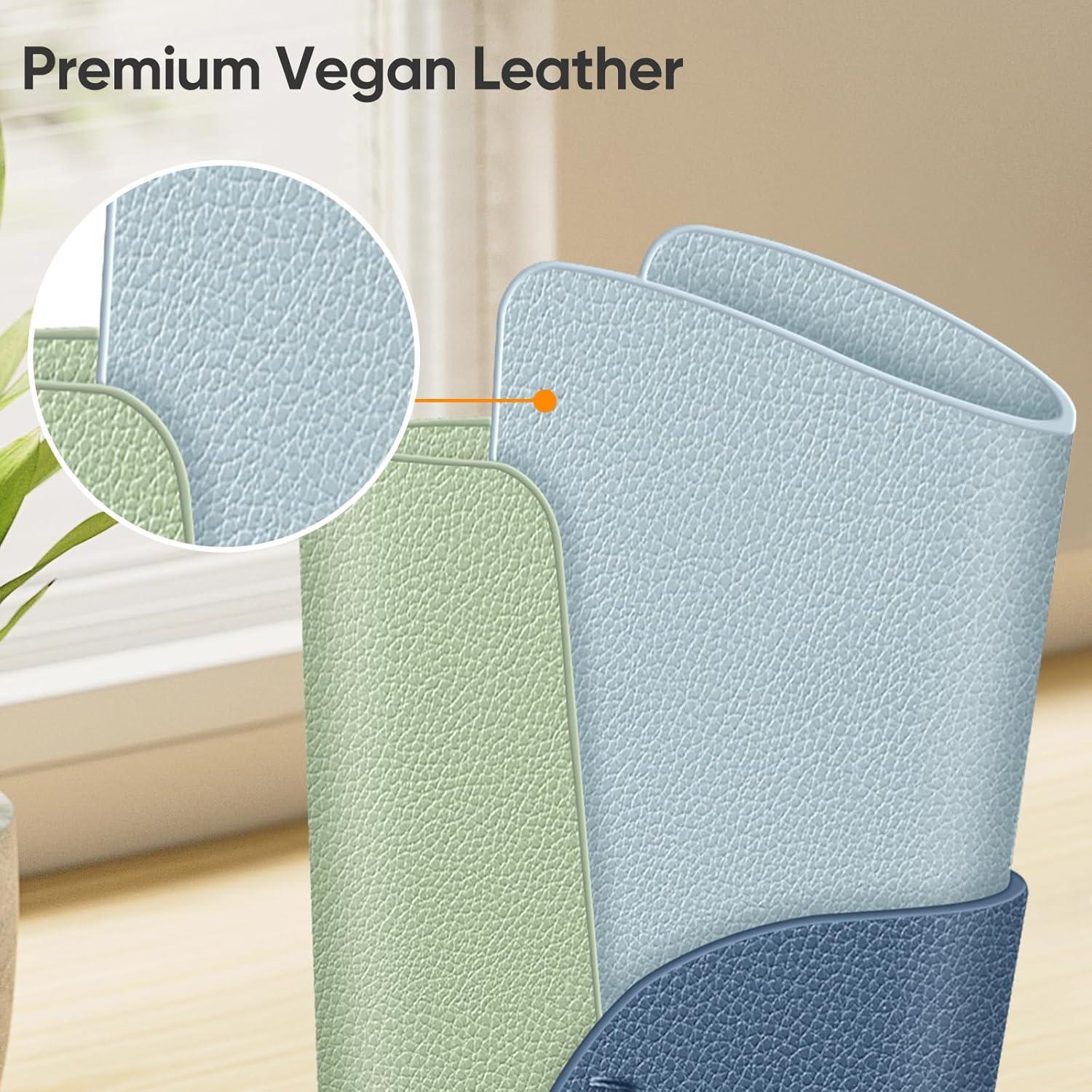 Soporte para Gafas Fintie - Estuche de Cuero Vegano Azul