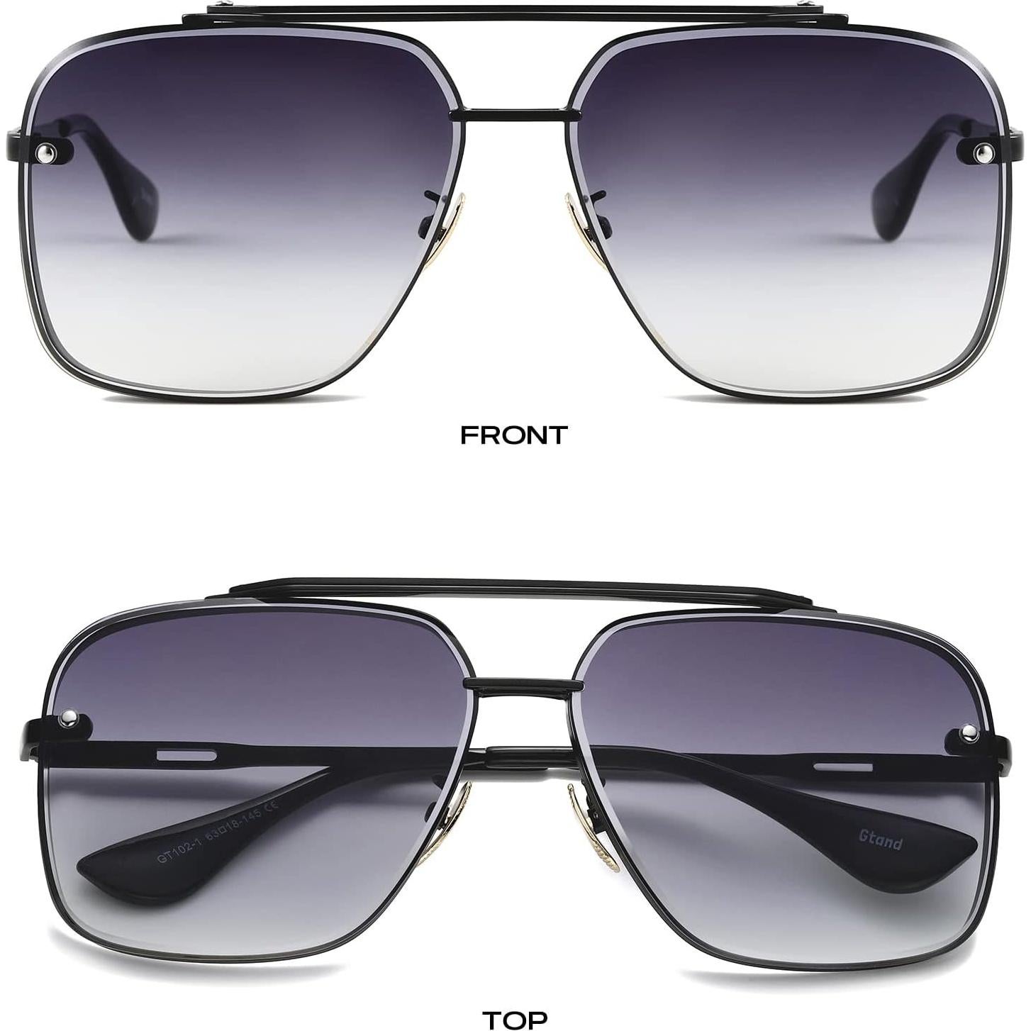 Gafas de Sol Aviador Oversized Gtand Fashion UV400 63mm