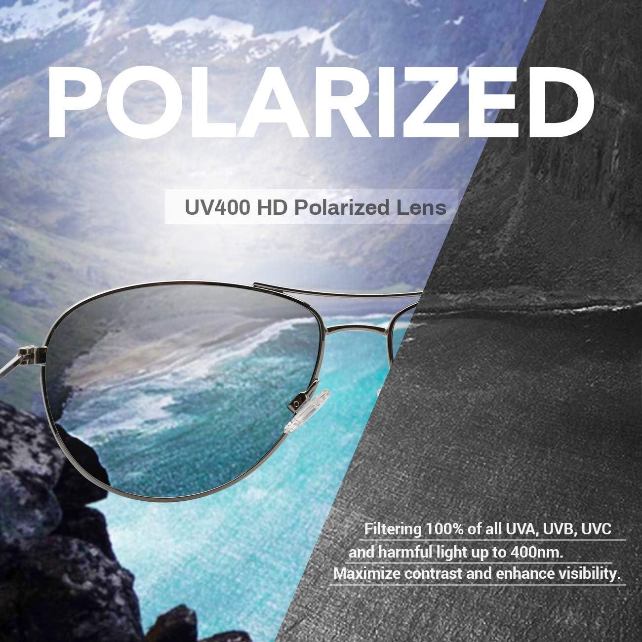 Gafas de Sol Polarizadas MAXJULI Unisex para Cara Pequeña