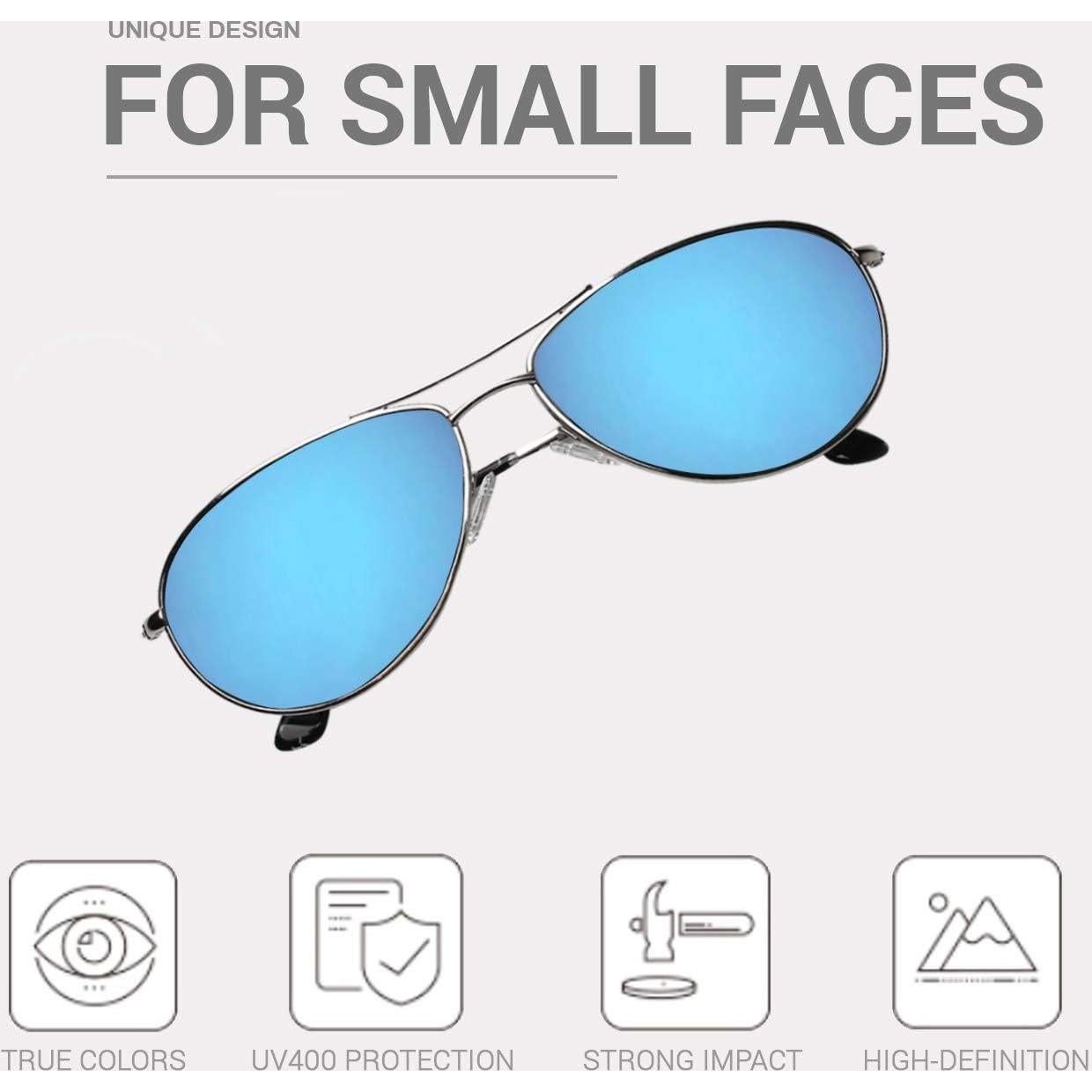 Gafas de Sol Polarizadas MAXJULI Unisex para Cara Pequeña