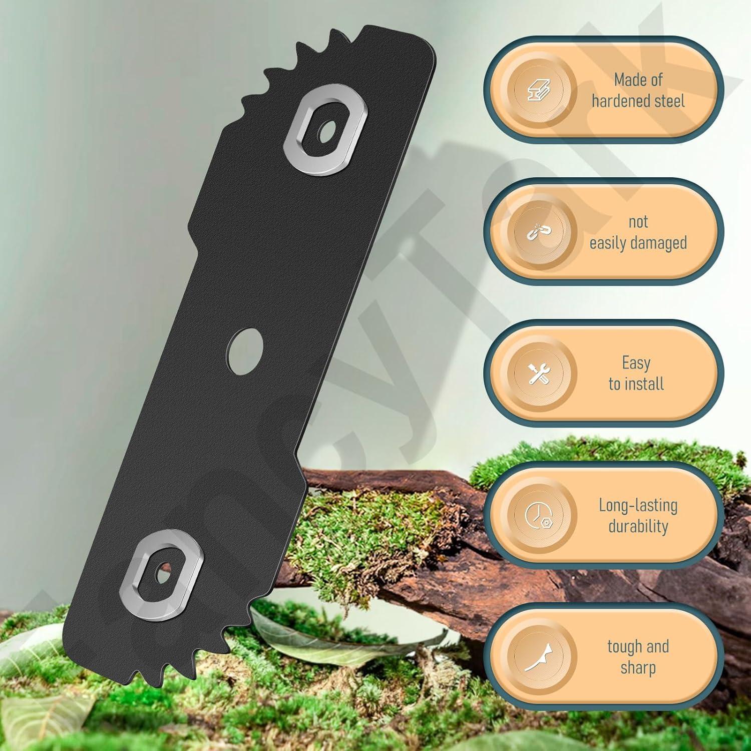 Juego de 2 cuchillas EB-007 Black+Decker 19,05 cm alta resistencia