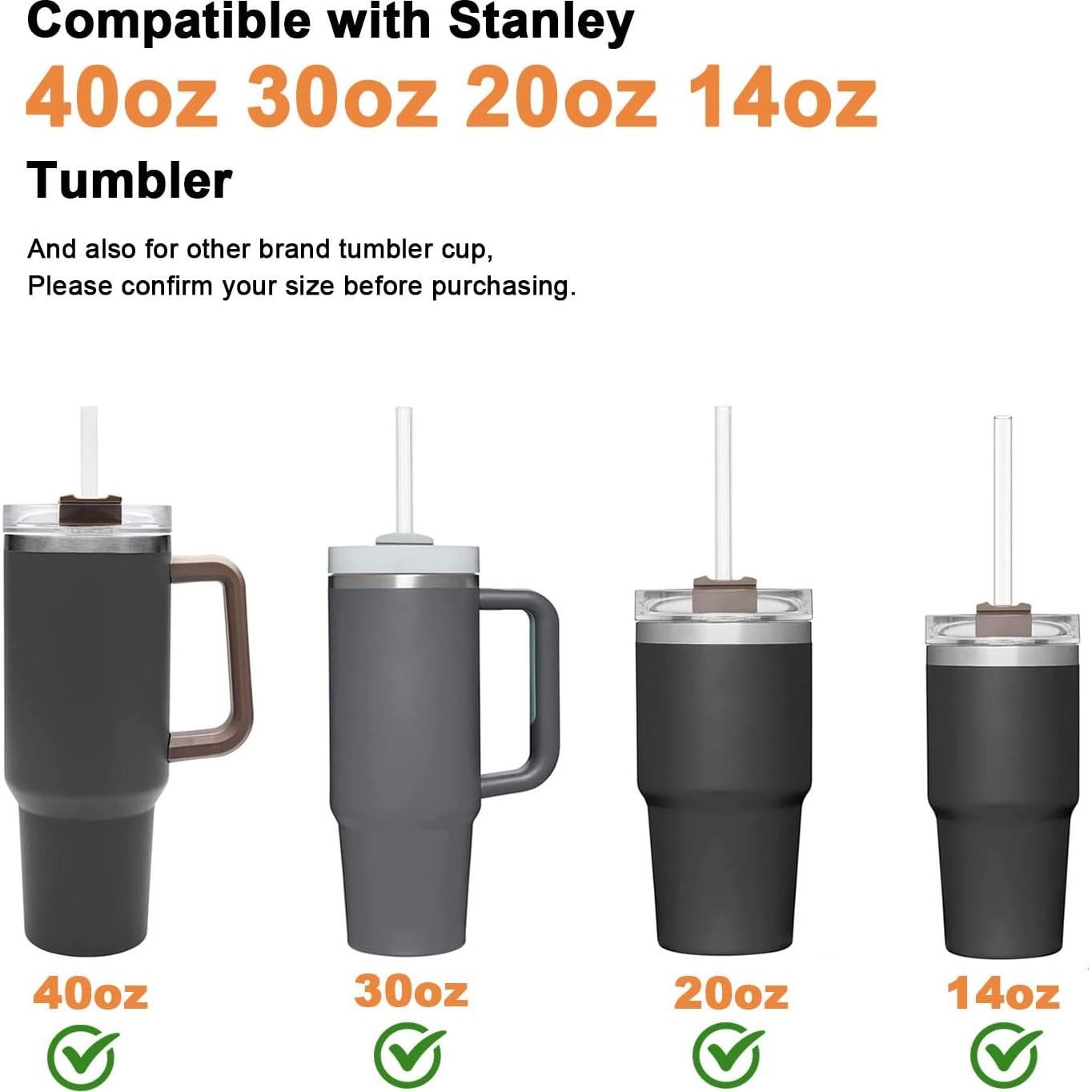 Pajitas Reutilizables Airboat para Taza Stanley 8 Piezas