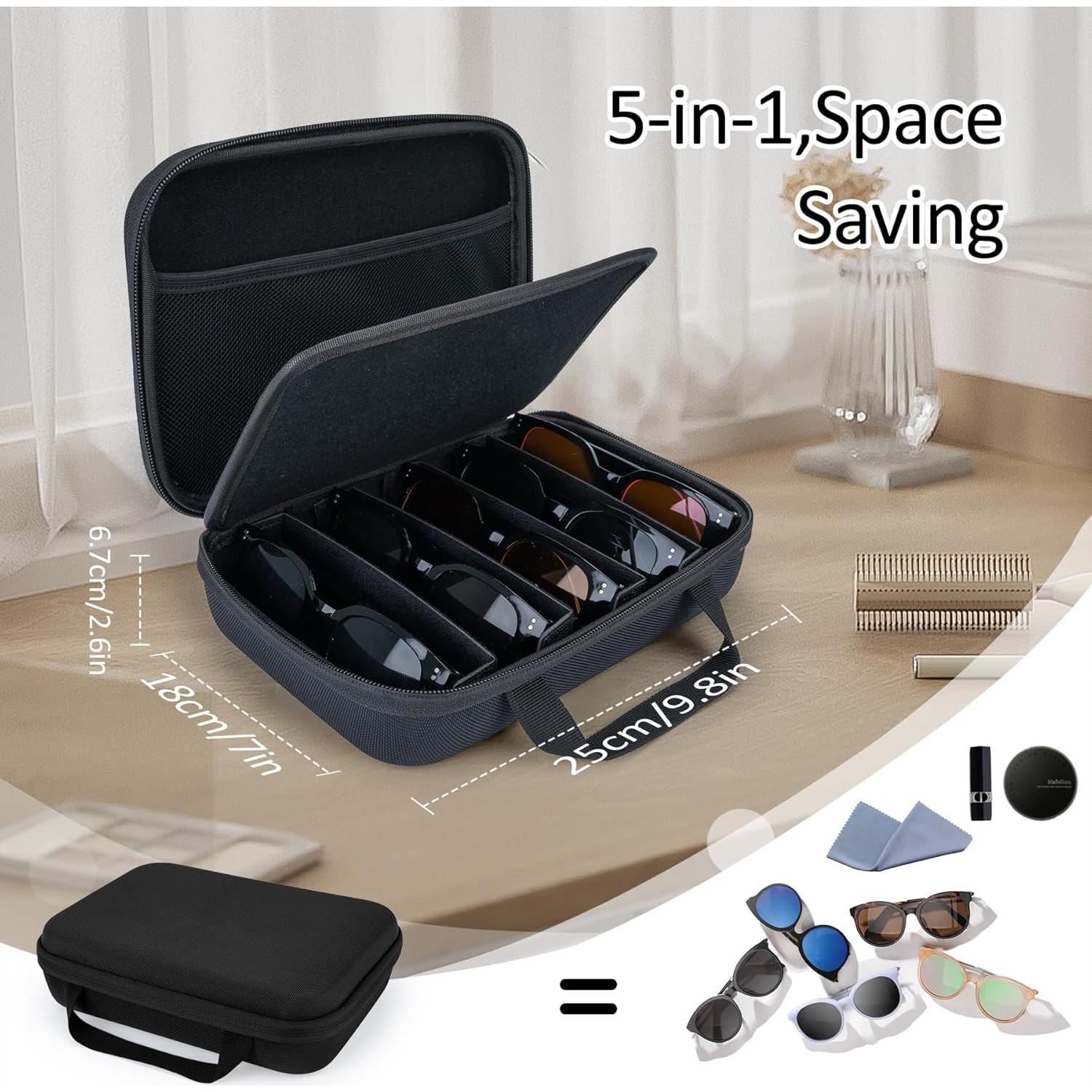 Estuche Duro Organizador de Gafas de Sol Ray-Ban 5 Pares