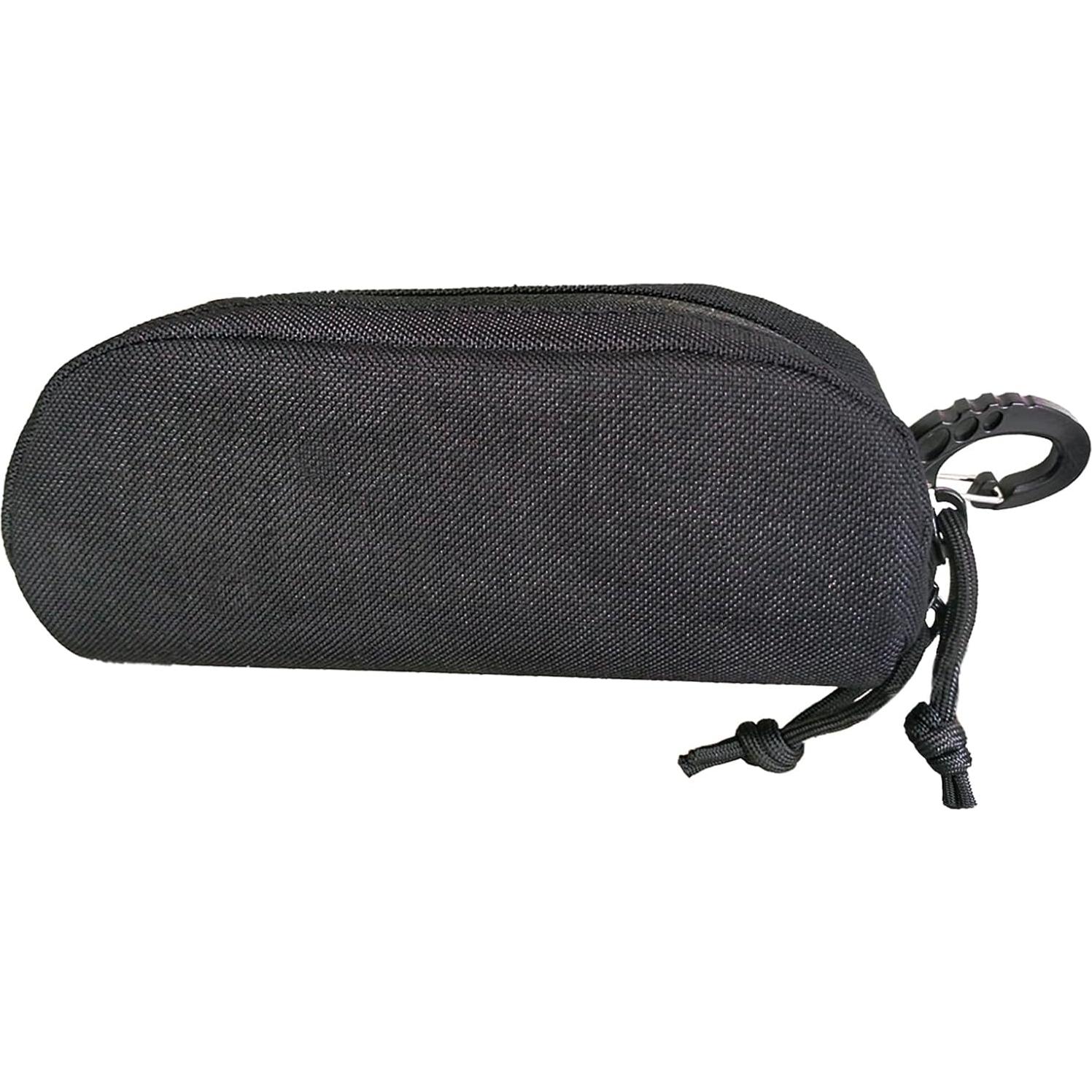 Funda de Gafas Táctica JOCTUBO Negra con Clip y Gancho
