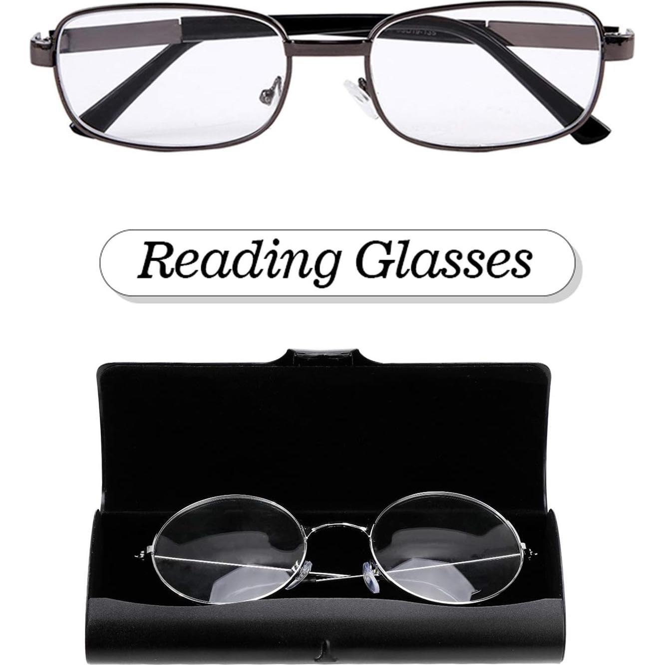 Estuche de Gafas de Aluminio Negro CDG225-P Compacto