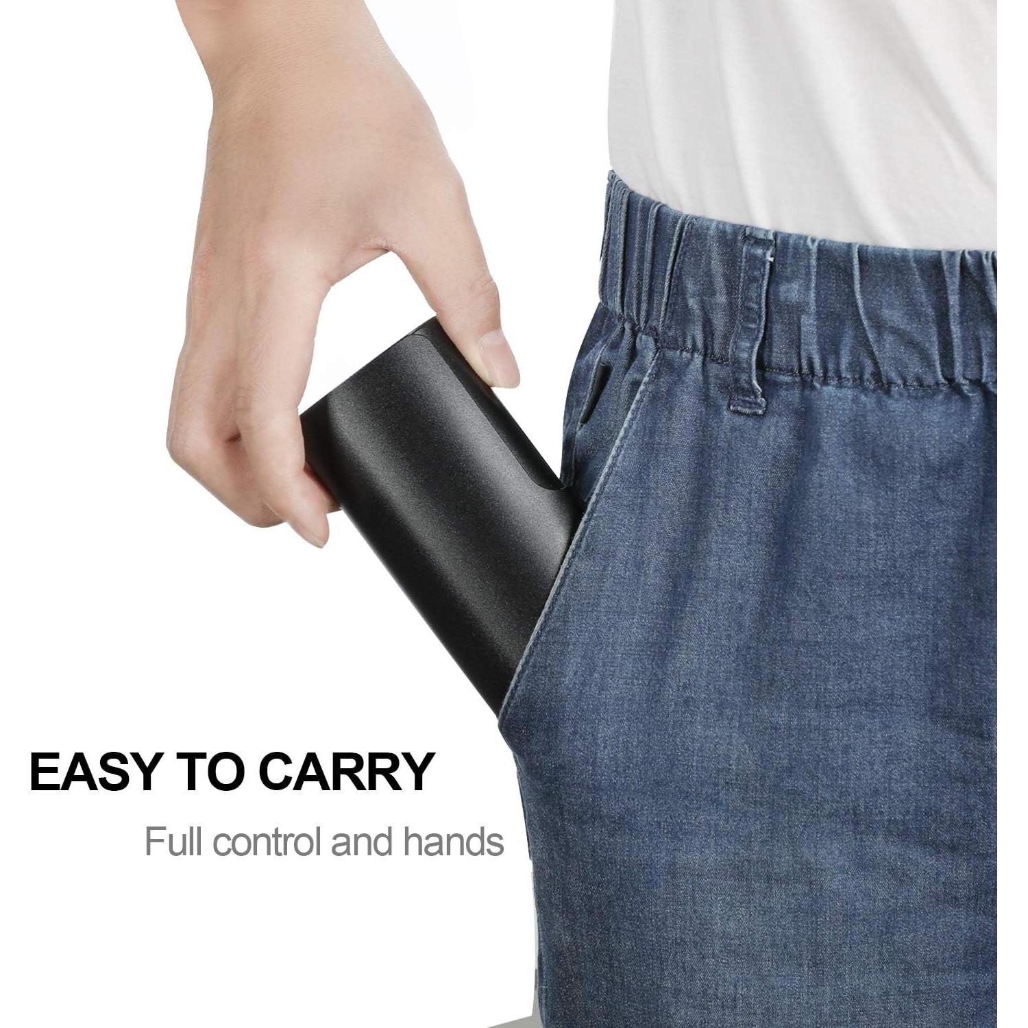 Estuche de Gafas de Aluminio Negro CDG225-P Compacto