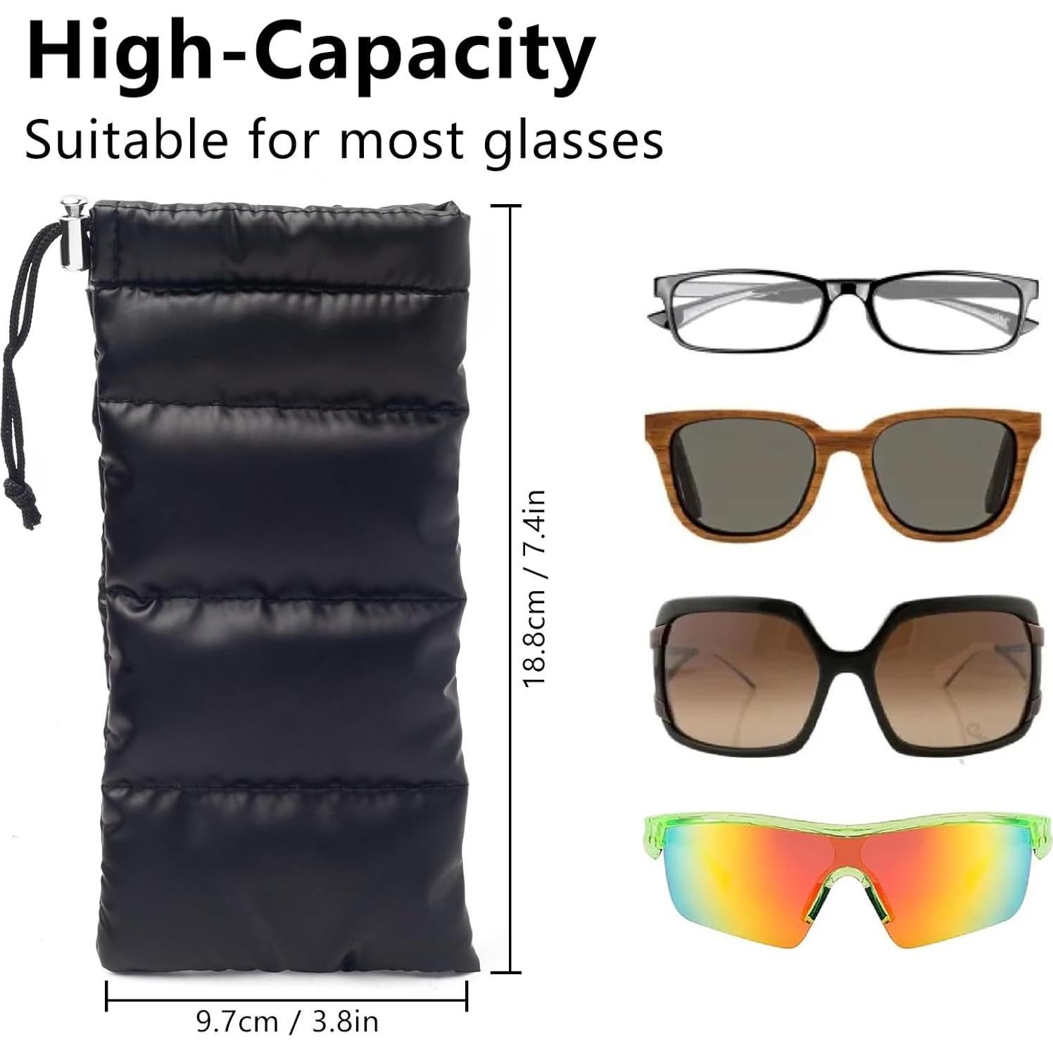 Funda de Gafas Face Shadow Suave con Paño de Limpieza