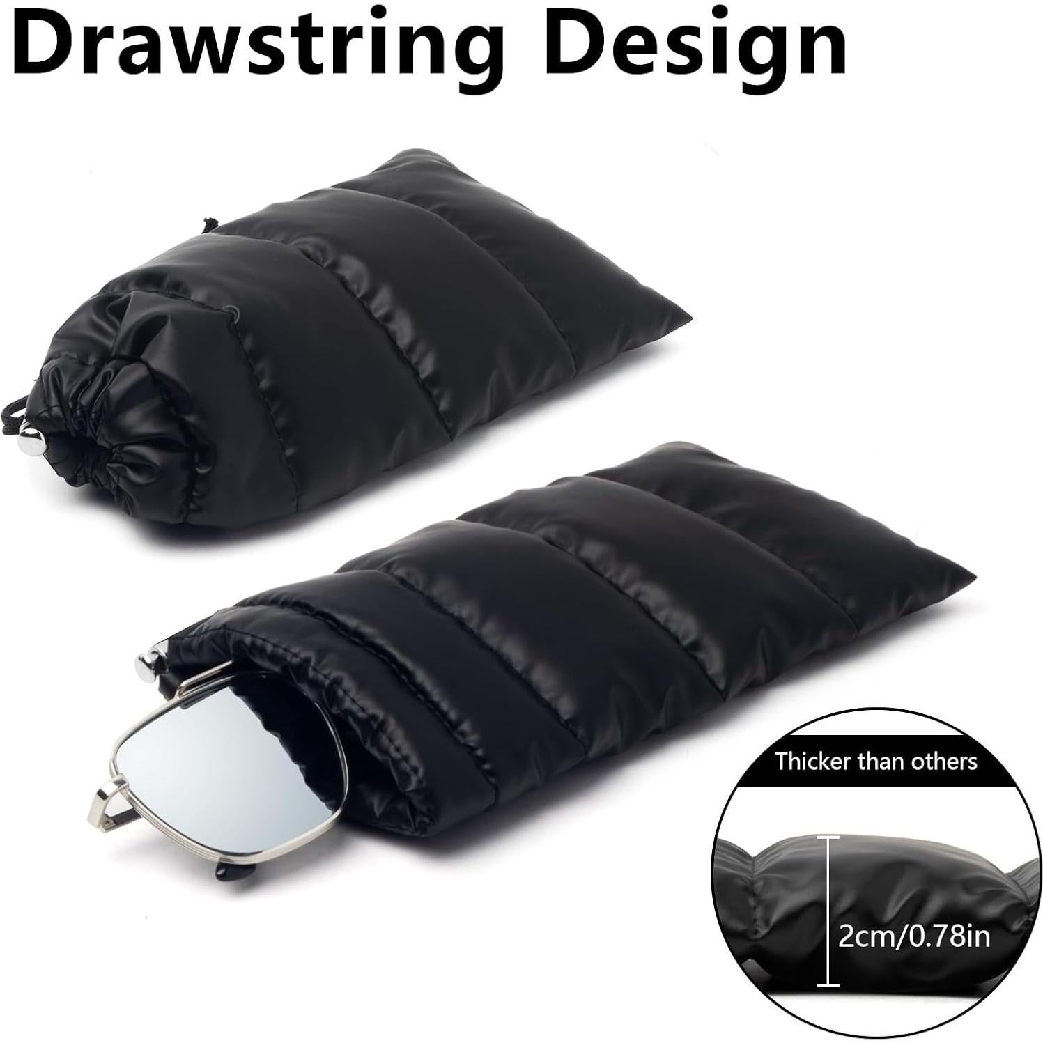 Funda de Gafas Face Shadow Suave con Paño de Limpieza