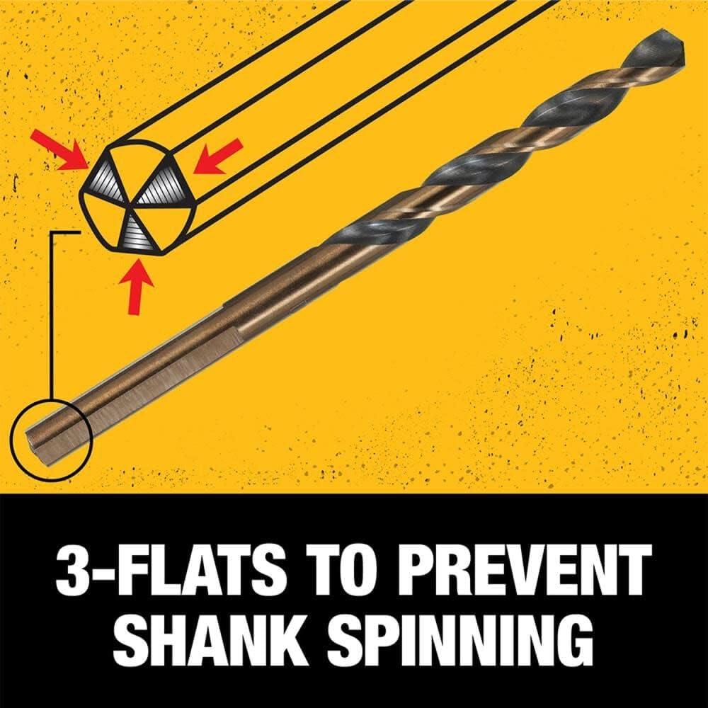 Juego de brocas DEWALT 14 piezas punta dividida 135°