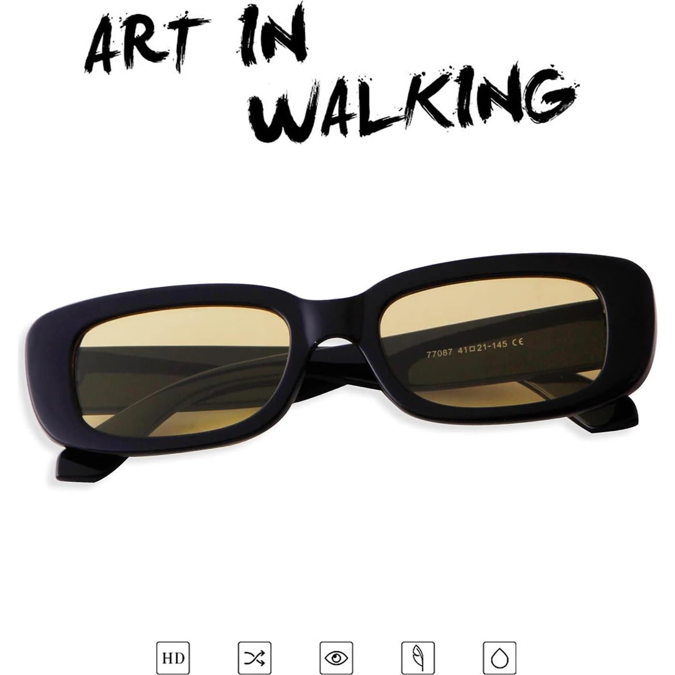 Gafas de sol rectangulares ADE WU unisex UV400