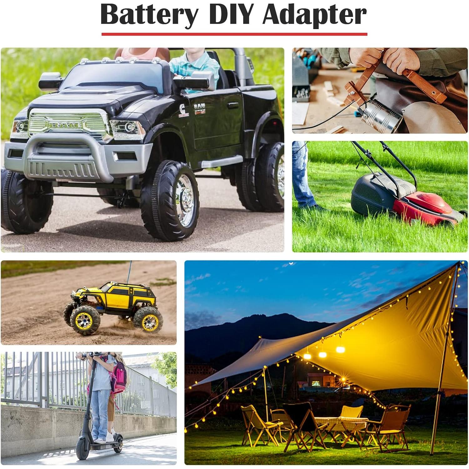 Adaptador de Rueda de Poder CHoiKWong 2 Paquetes 18V