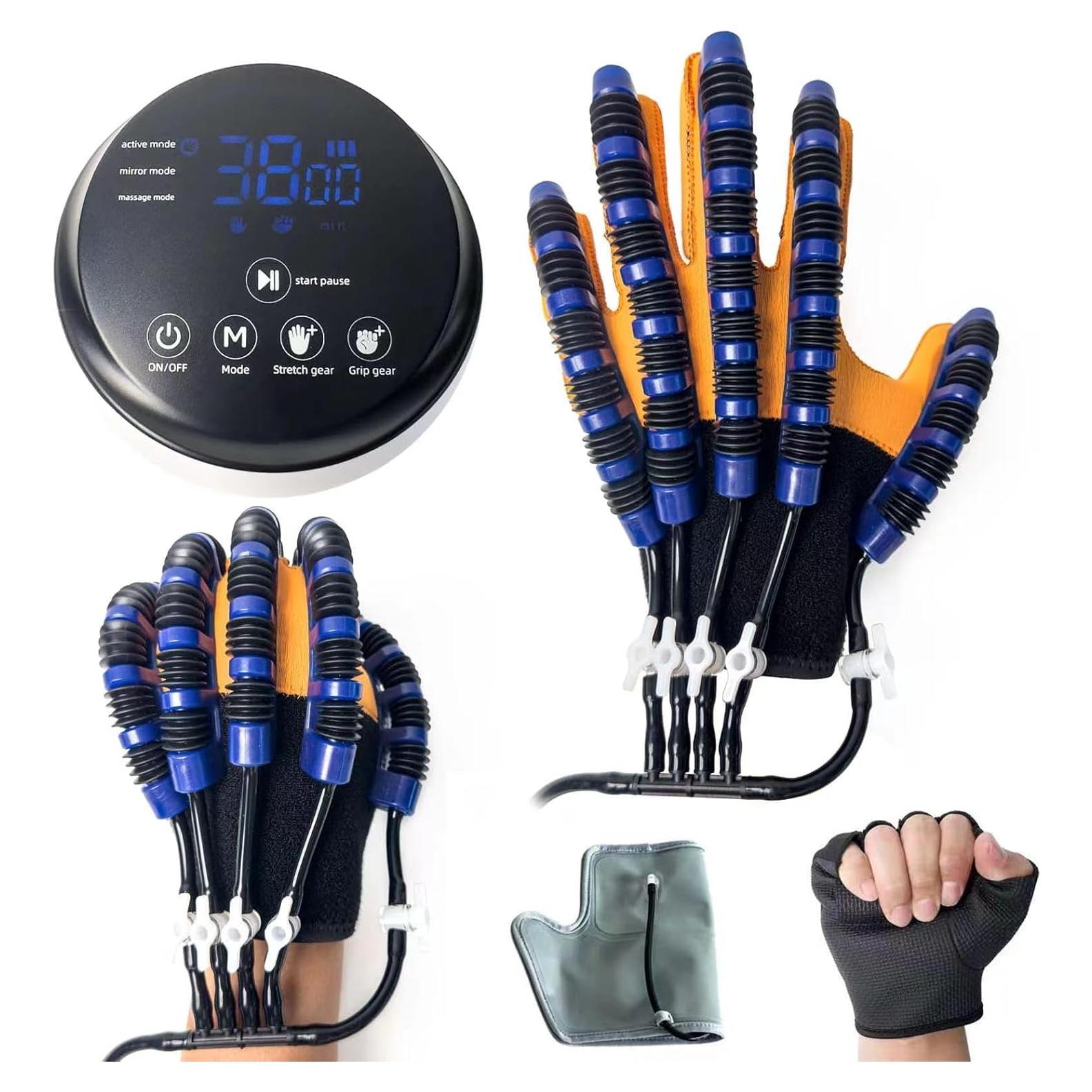 Guantes Robóticos Sayorg YY-98 Rehabilitación Amarillo