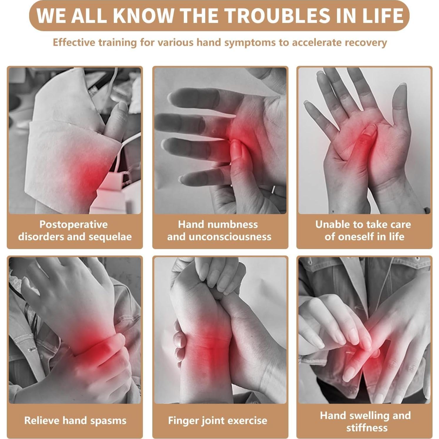 Guantes Robóticos Sayorg YY-98 Rehabilitación Amarillo