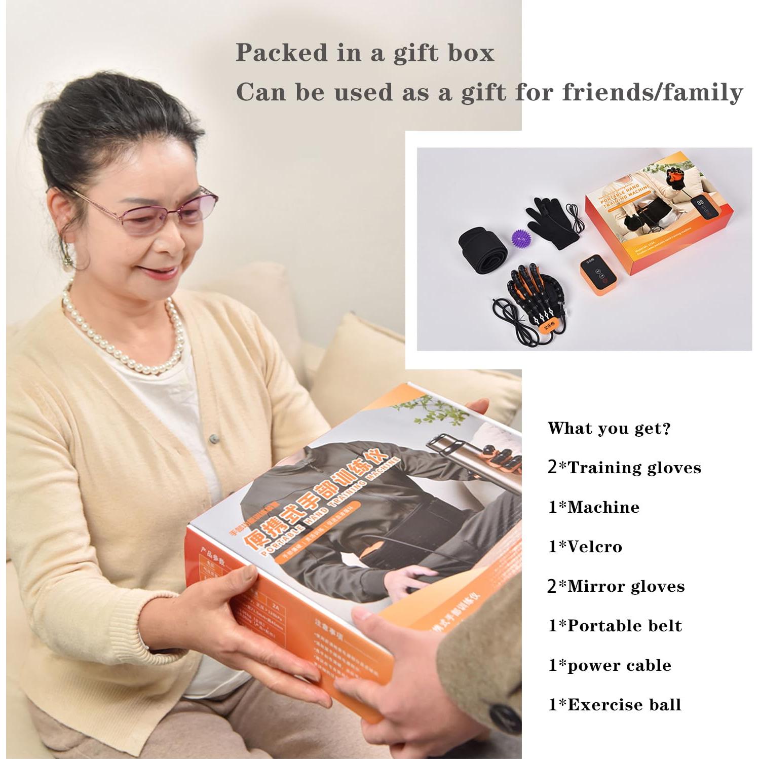 Guantes de Rehabilitación Robotizados BY-TechSphere Izquierda+Derecha M