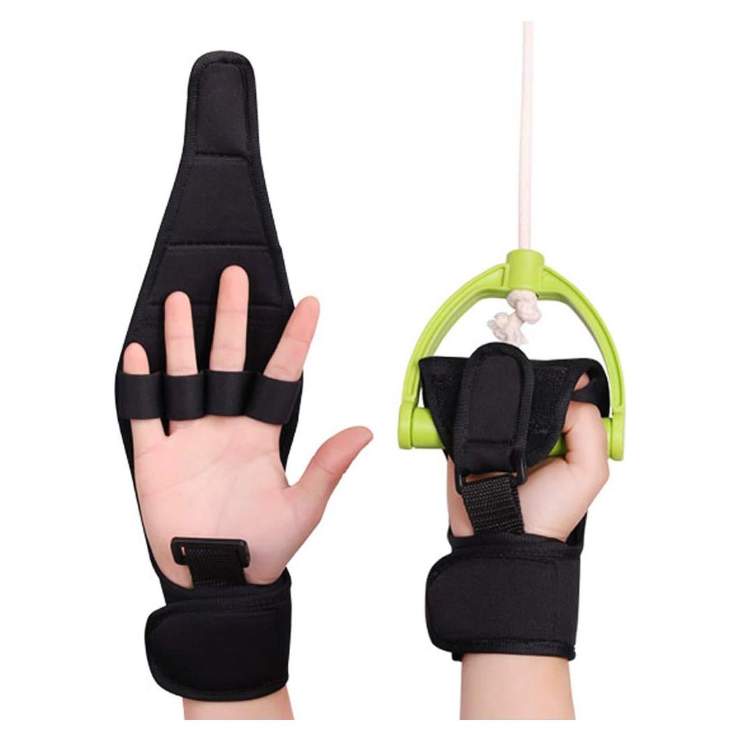Guante de Rehabilitación para Dedos KIKIGOAL Ajustable Negro