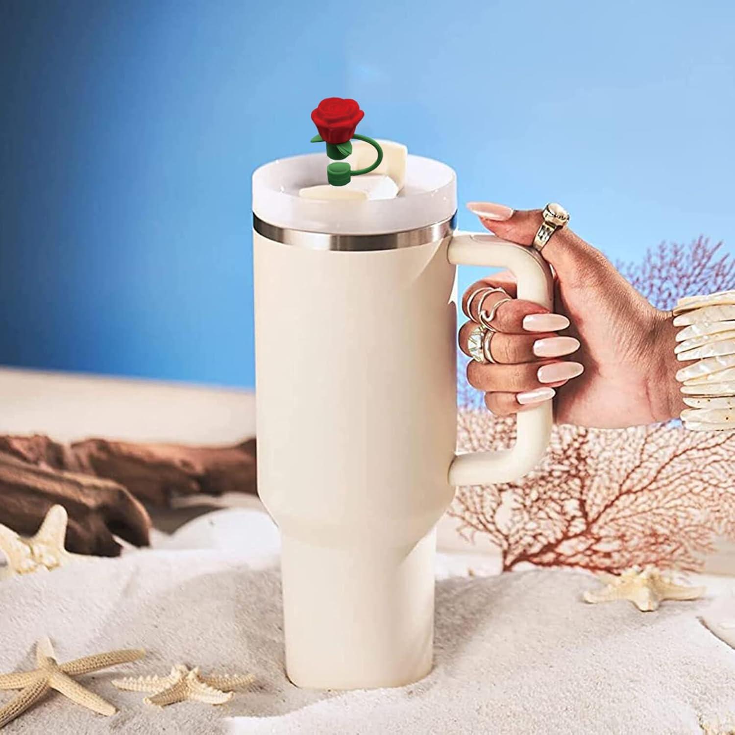 Tapa de Silicona JUNCHAO para Pajitas de 10 mm - Rosa