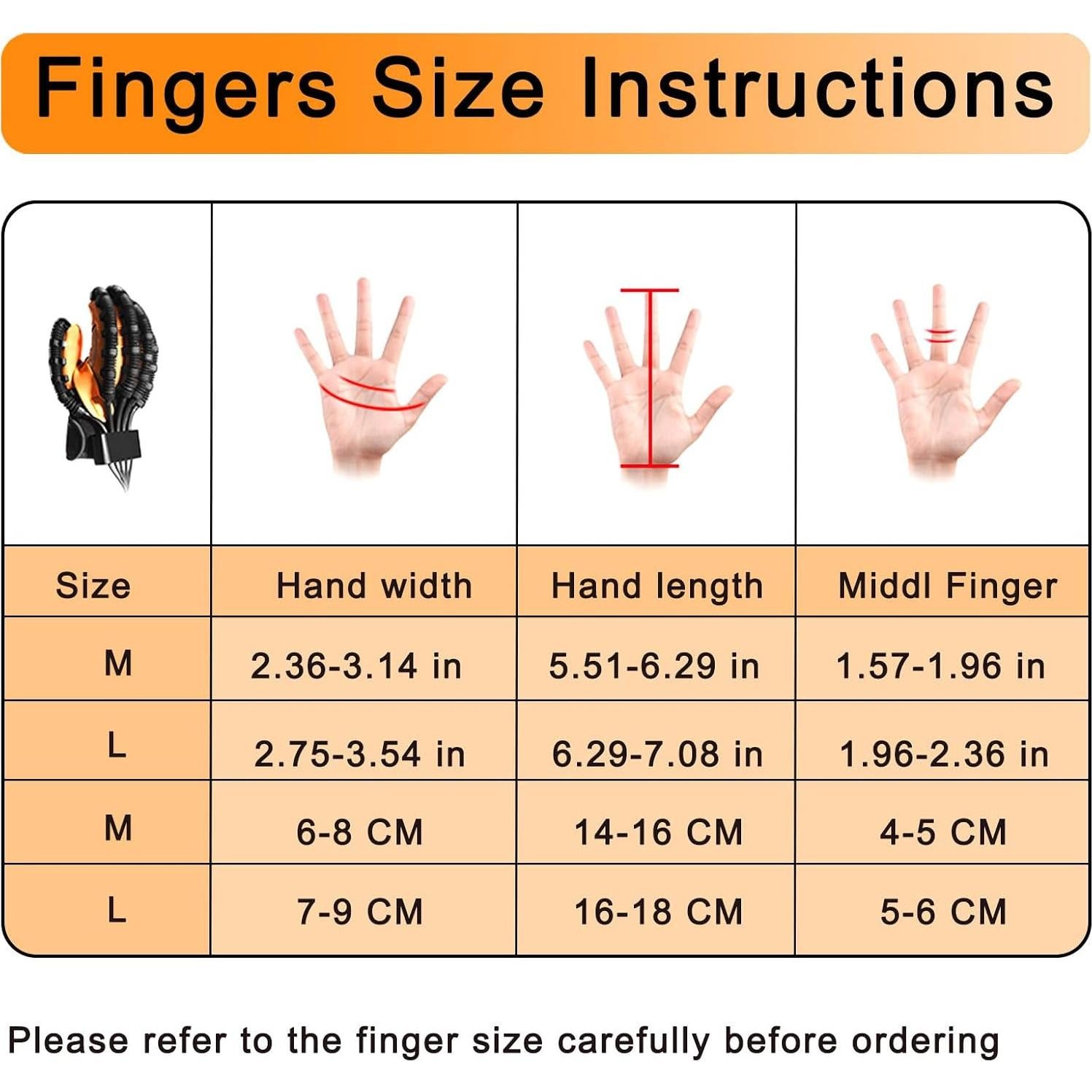 Guantes de Rehabilitación DASSIECL RRG-100-A para Mano