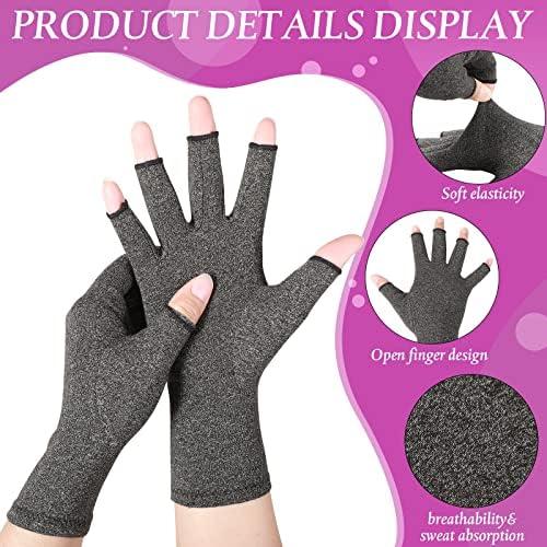 Guantes de compresión Crowye para artritis 8 pares unisex