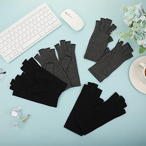 Guantes de compresión Crowye para artritis 8 pares unisex