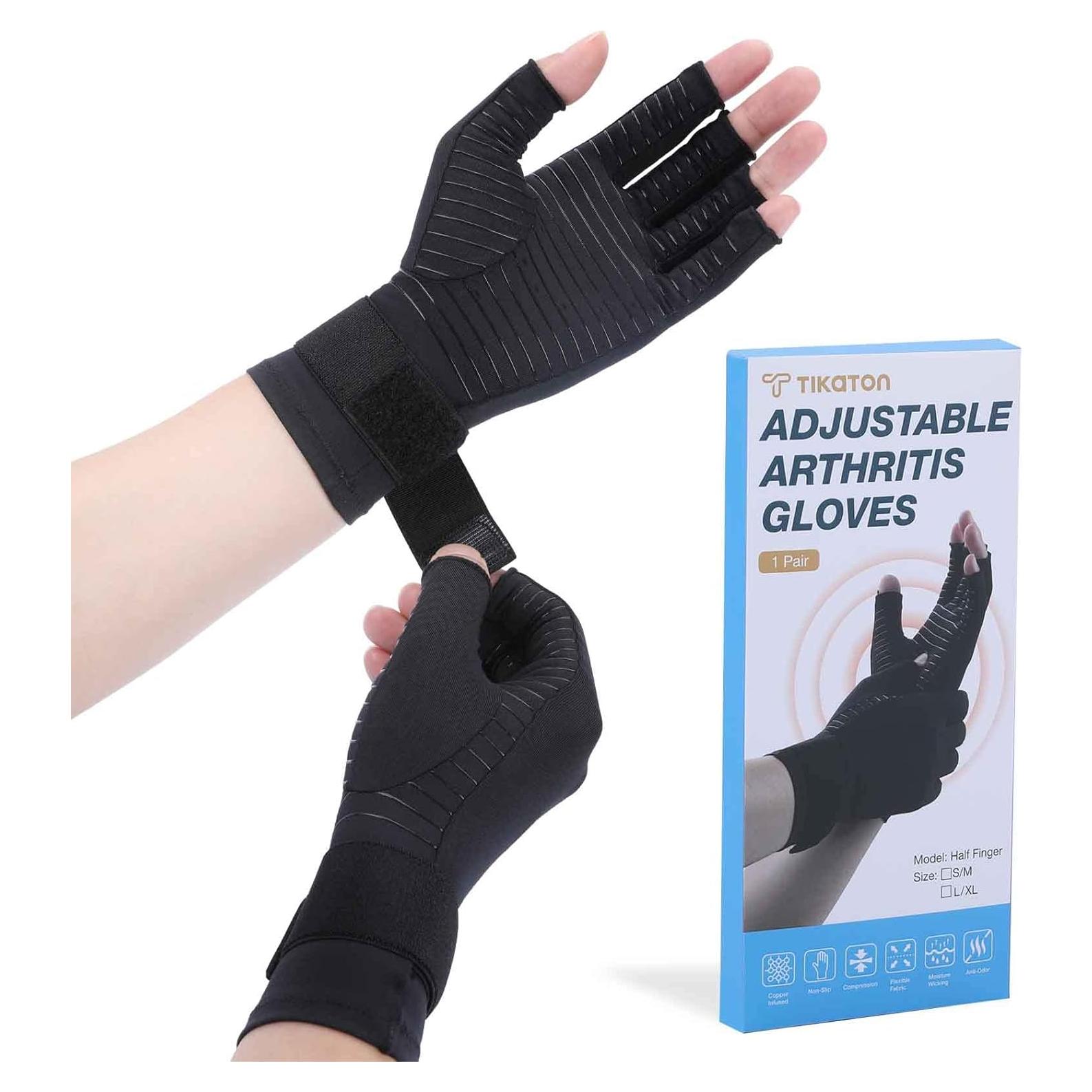 Guantes de Compresión Tikaton con Cobre para Dolor de Mano