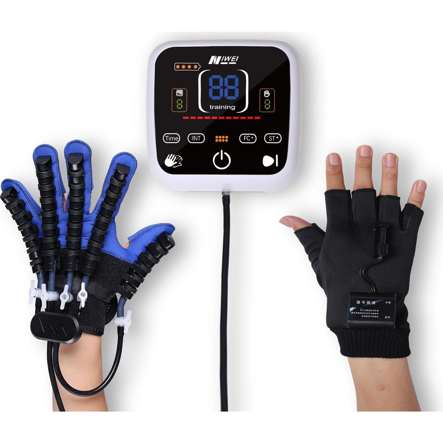 Guantes de Rehabilitación NIWEI ST04 Mano Izquierda XL Azul