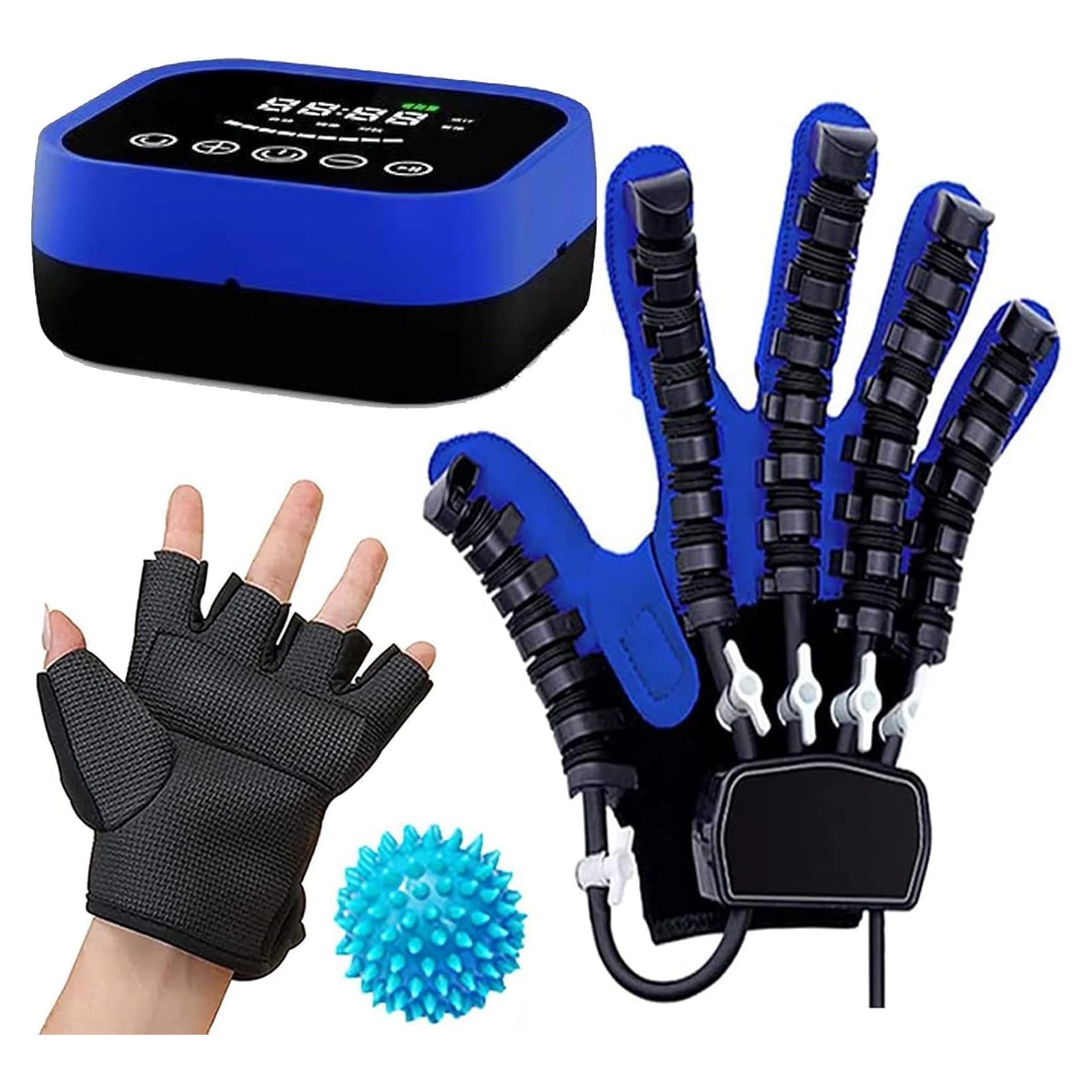 Guantes Robot de Rehabilitación para Mano Derecha S Azul