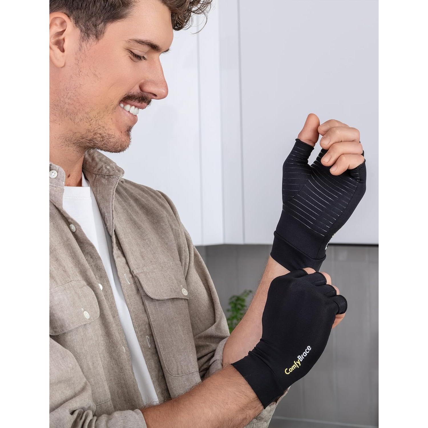 Guantes de compresión ComfyBrace para alivio de artritis