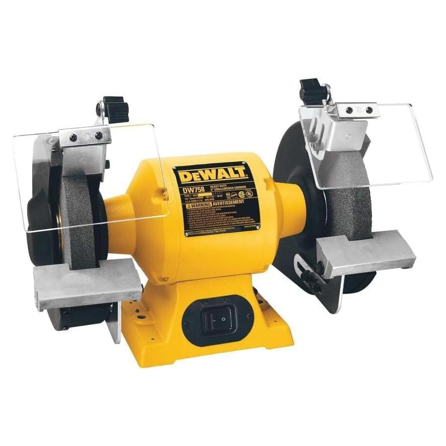 Esmeril de Banco DEWALT DW758 20 cm Motor 3/4 HP