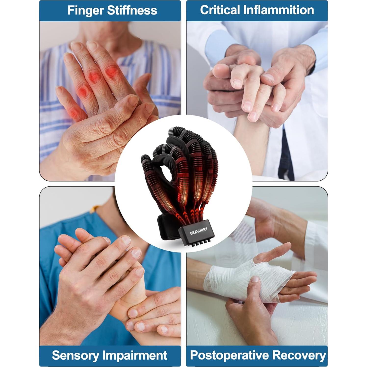 Guantes de Rehabilitación Naculor Calentados para Mano