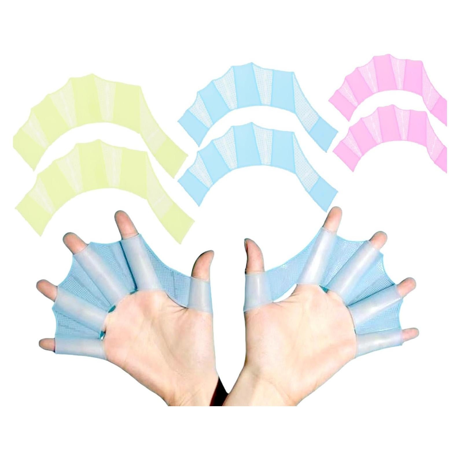 Guantes de Natación Elfzone con Dedos Palmeados para Fitness